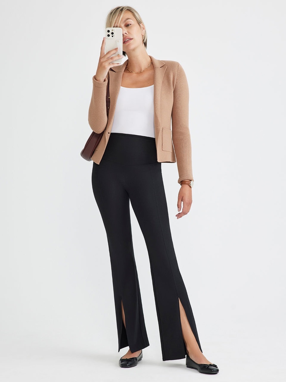 NWT & Other Stories Chrissy Split Bootcut Shaping pant- 360Sculpt™ Cotton